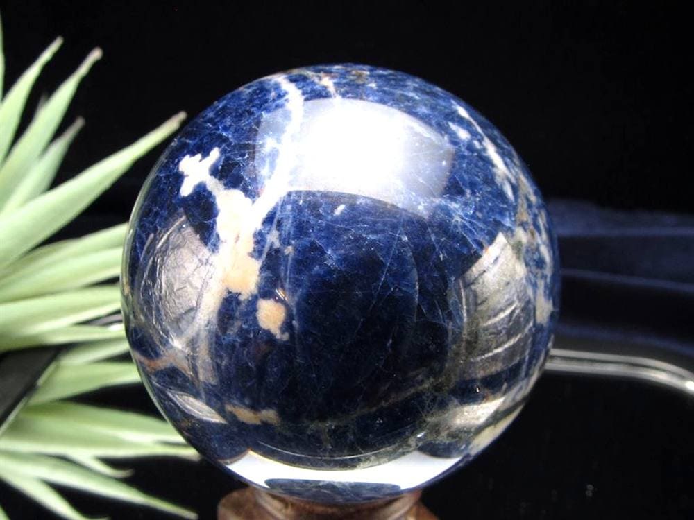 ソーダライト 方曹達石 丸玉 スフィア 置き物