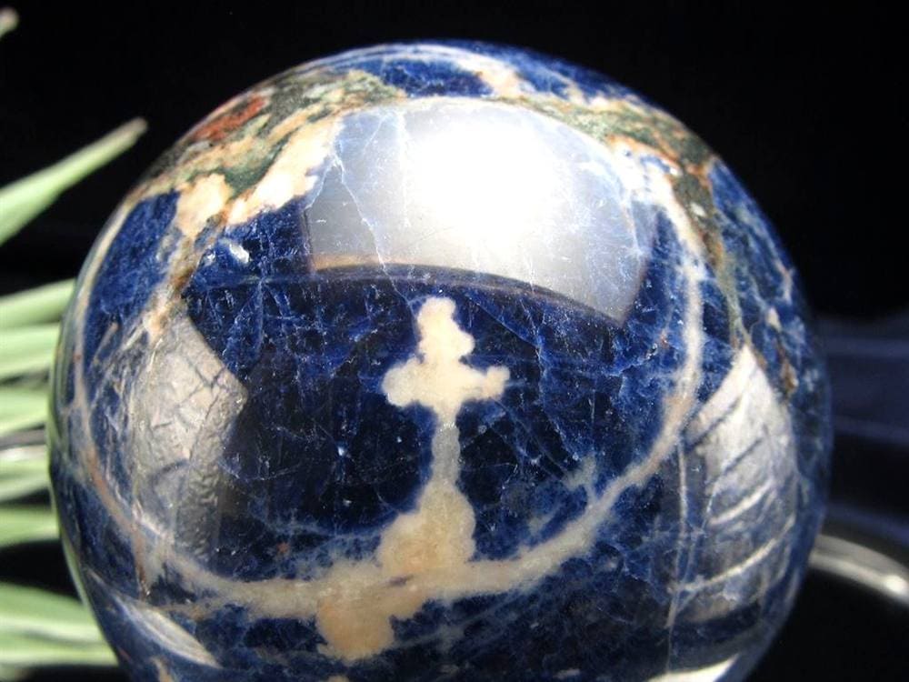 ソーダライト 方曹達石 丸玉 スフィア 置き物