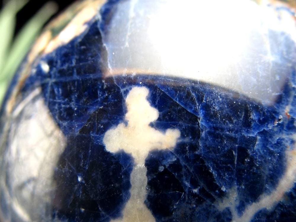 ソーダライト 方曹達石 丸玉 スフィア 置き物