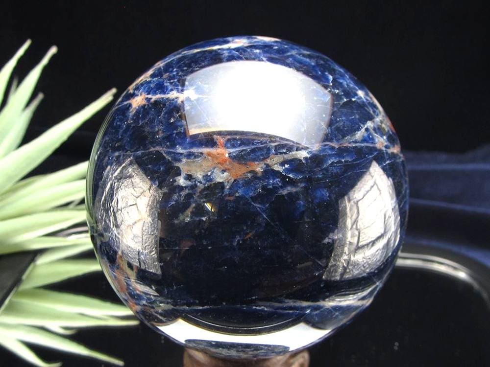 ソーダライト 方曹達石 丸玉 スフィア 置き物