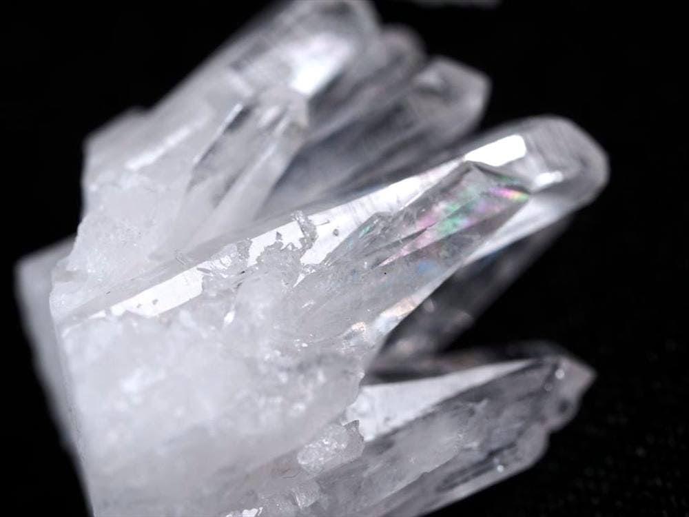四川産 水晶 クラスター ポイント 針状水晶