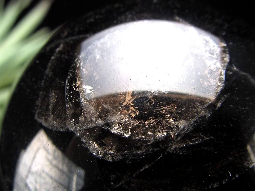 星彩黒水晶 スターモリオン 丸玉 スフィア チベット産