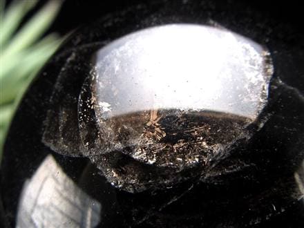 星彩黒水晶 スターモリオン 丸玉 スフィア チベット産