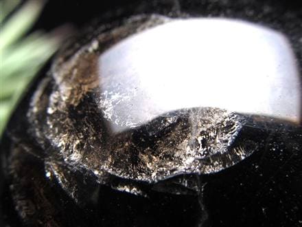 星彩黒水晶 スターモリオン 丸玉 スフィア チベット産