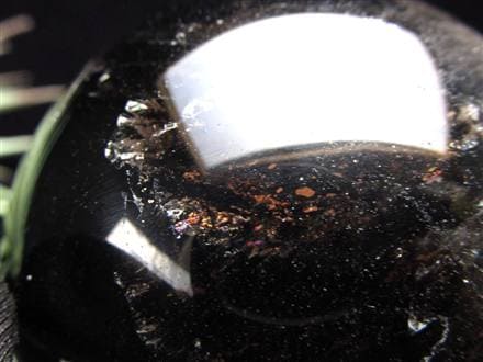 星彩黒水晶 スターモリオン 丸玉 スフィア チベット産