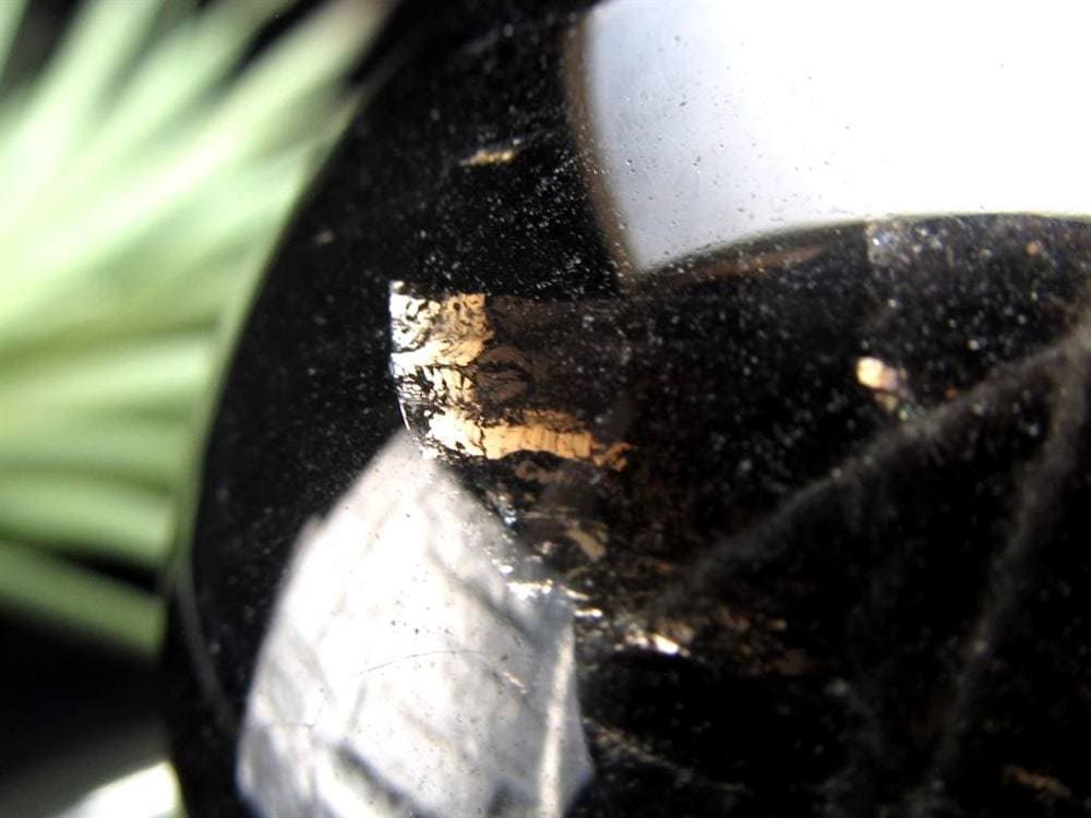 星彩黒水晶 スターモリオン 丸玉 スフィア チベット産