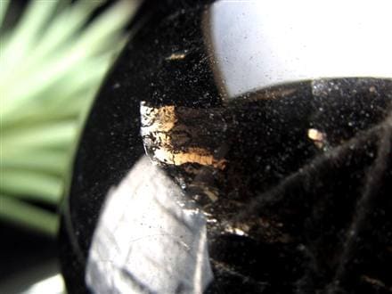 星彩黒水晶 スターモリオン 丸玉 スフィア チベット産