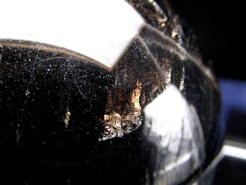 星彩黒水晶 スターモリオン 丸玉 スフィア チベット産