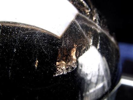 星彩黒水晶 スターモリオン 丸玉 スフィア チベット産