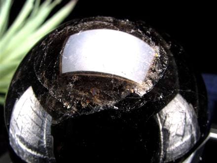 星彩黒水晶 スターモリオン 丸玉 スフィア チベット産