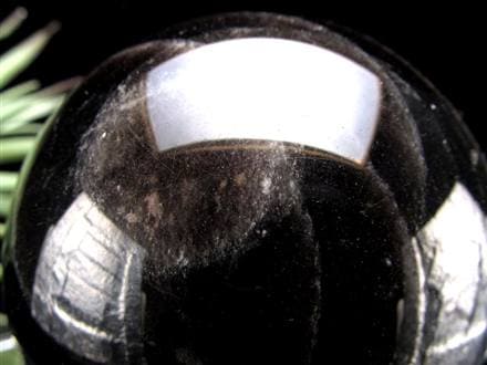 星彩黒水晶 スターモリオン 丸玉 スフィア チベット産