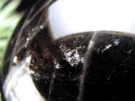 星彩黒水晶 スターモリオン 丸玉 スフィア チベット産