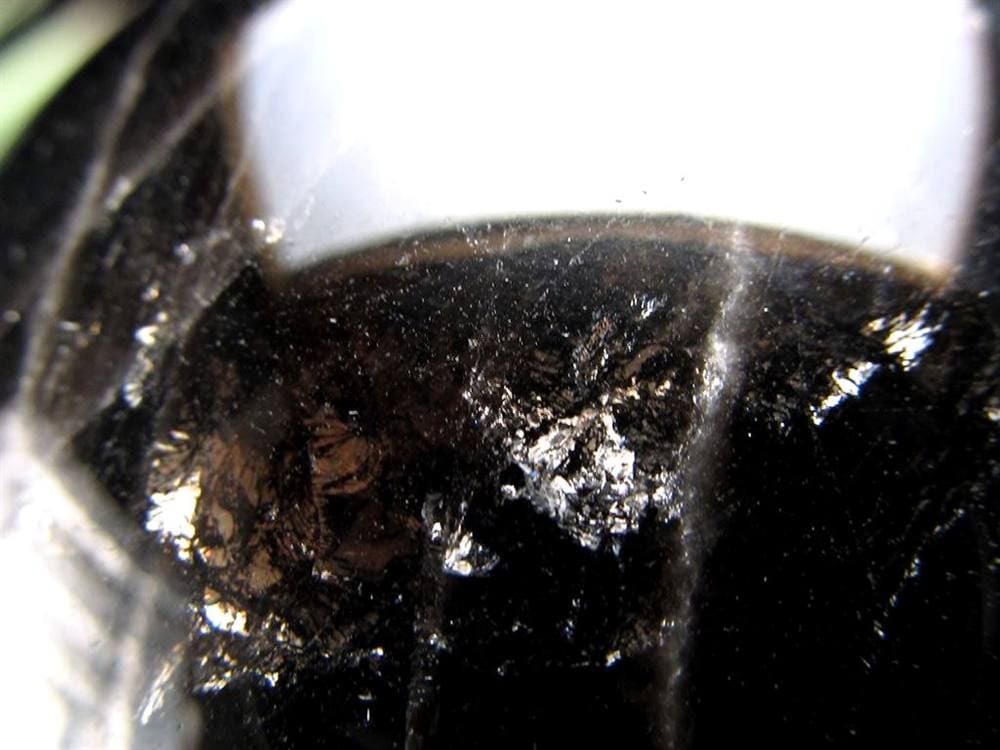 星彩黒水晶 スターモリオン 丸玉 スフィア チベット産