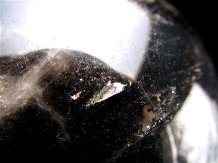 星彩黒水晶 スターモリオン 丸玉 スフィア チベット産