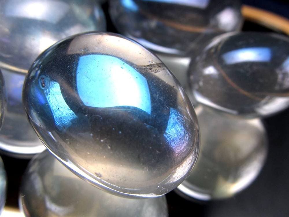 水晶 クォーツ オーラクォーツ タンブル 磨き石