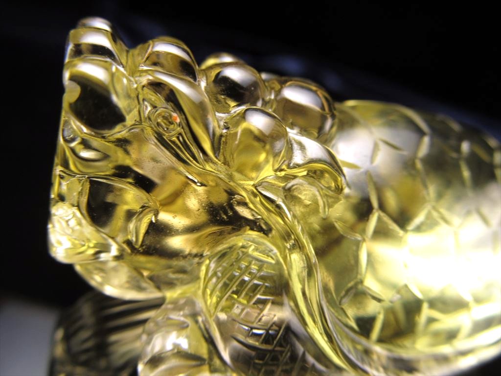 ☆限定☆財運を高める瑞獣☆極上透明シトリン使用☆幸運の石☆1点物