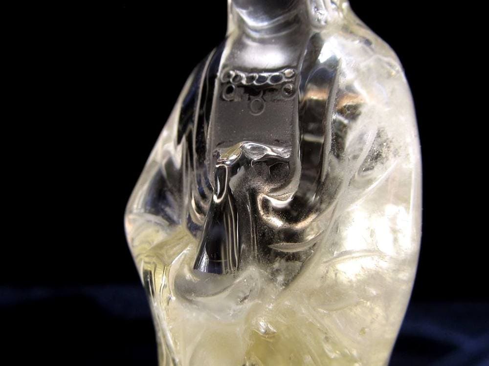 観音 置物 シトリン 彫刻 仏教