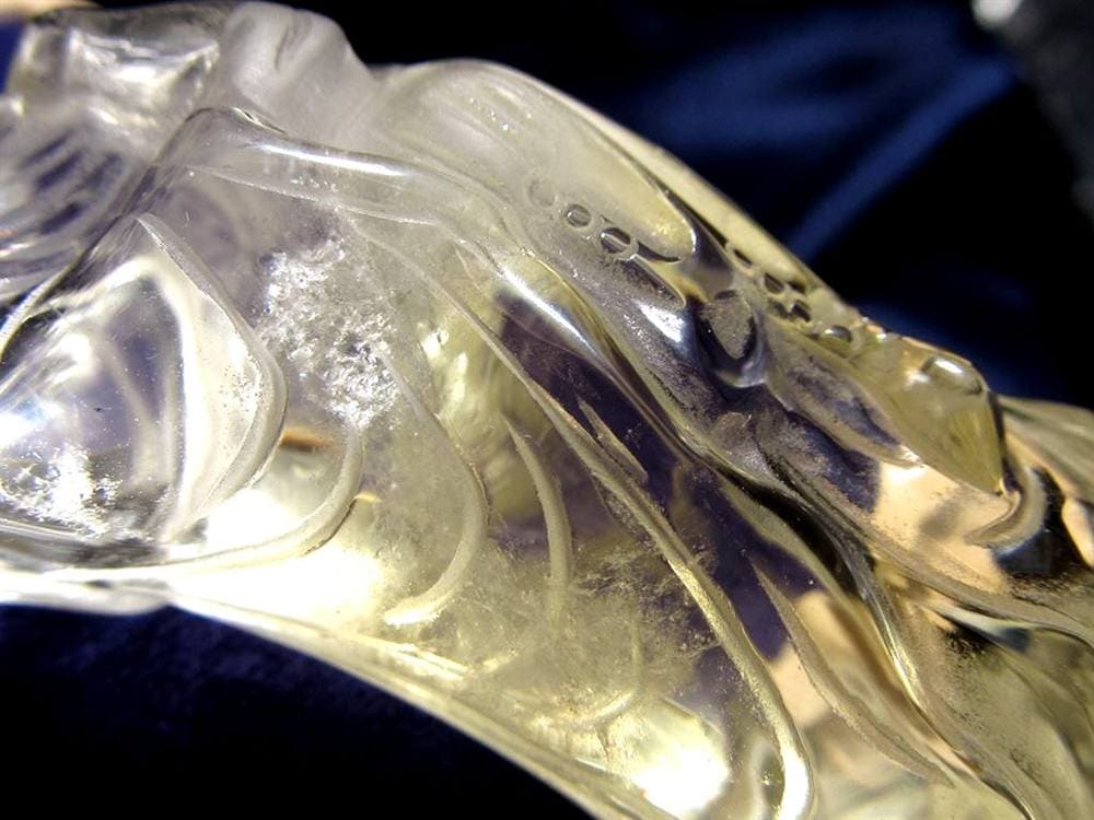 観音 置物 シトリン 彫刻 仏教