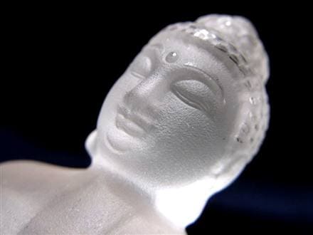 水晶 クォーツ クリスタル 薬師如来 彫刻 置物