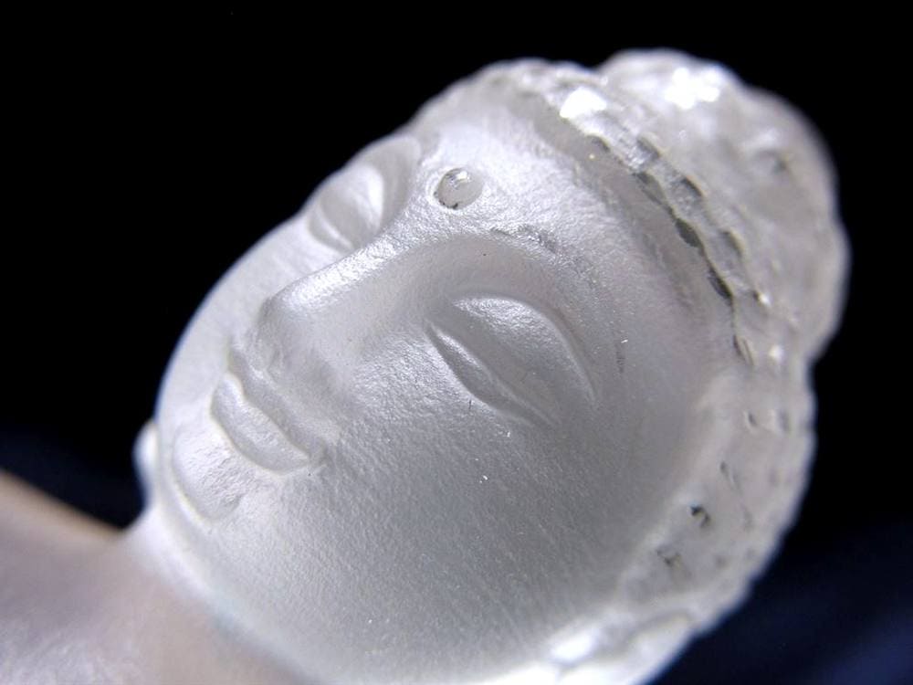 水晶 クォーツ クリスタル 薬師如来 彫刻 置物