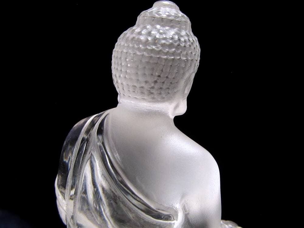 水晶 クォーツ クリスタル 薬師如来 彫刻 置物