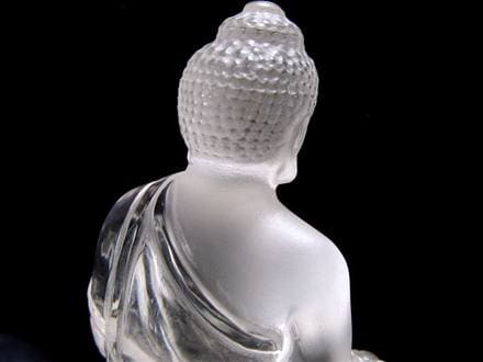 水晶 クォーツ クリスタル 薬師如来 彫刻 置物