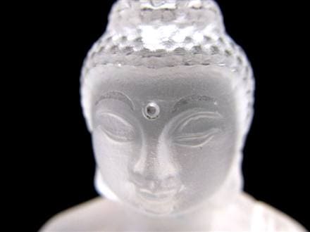 水晶 クォーツ クリスタル 薬師如来 彫刻 置物