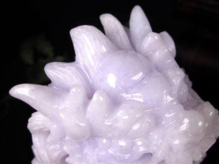 翡翠 ヒスイ 彫刻置物 龍 玉璽