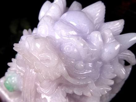 翡翠 ヒスイ 彫刻置物 龍 玉璽