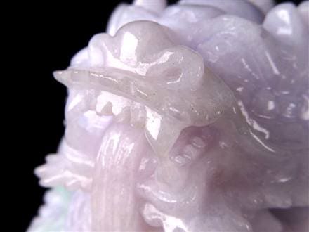 翡翠 ヒスイ 彫刻置物 龍 玉璽