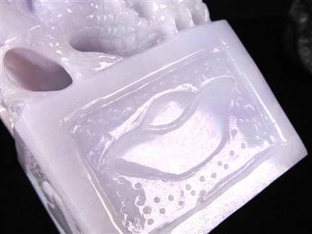 翡翠 ヒスイ 彫刻置物 龍 玉璽