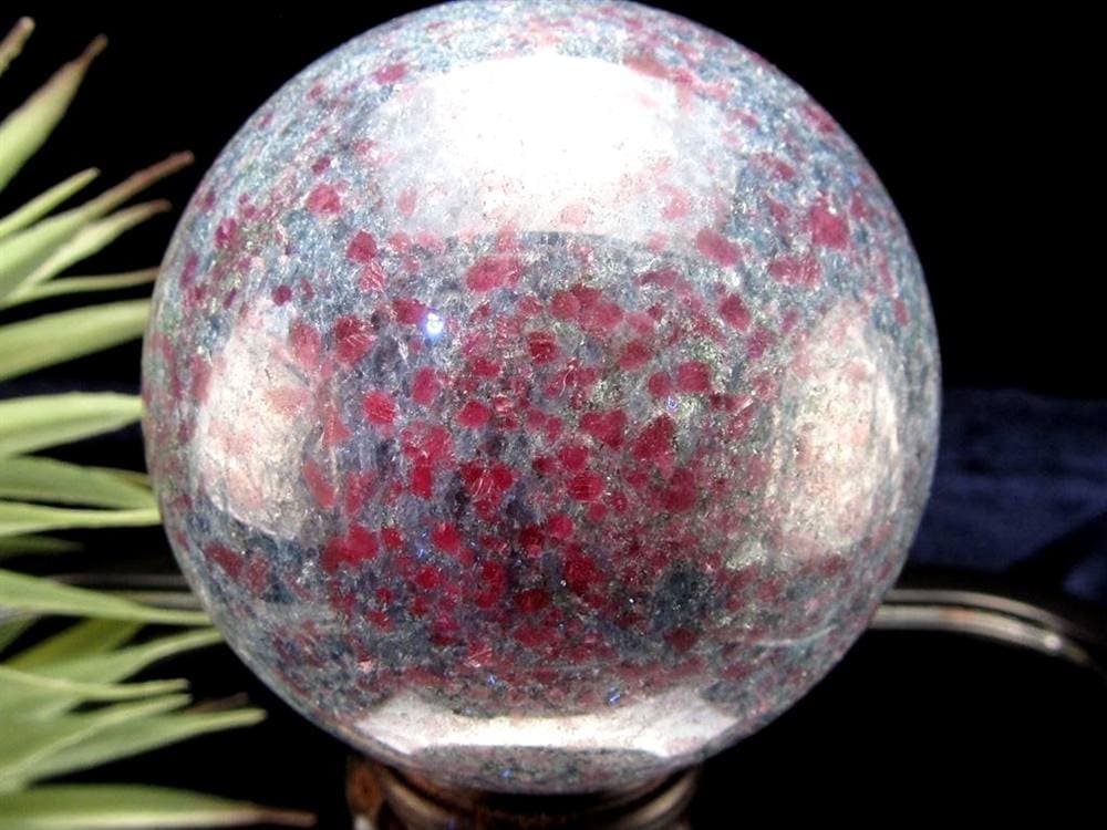 ルビーインカイヤナイト 丸玉 スフィア ルビーカイヤナイト 