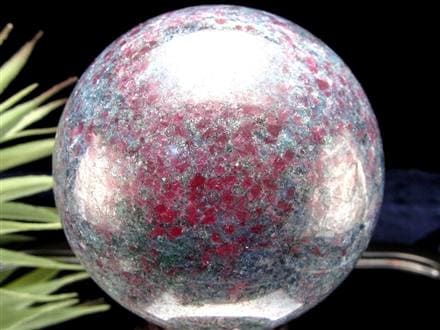 ルビーインカイヤナイト 丸玉 スフィア ルビーカイヤナイト 