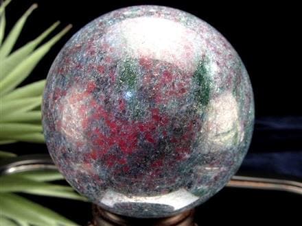 ルビーインカイヤナイト 丸玉 スフィア ルビーカイヤナイト 