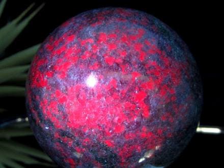 ルビーインカイヤナイト 丸玉 スフィア ルビーカイヤナイト 