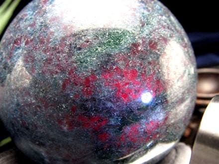 ルビーインカイヤナイト 丸玉 スフィア ルビーカイヤナイト 