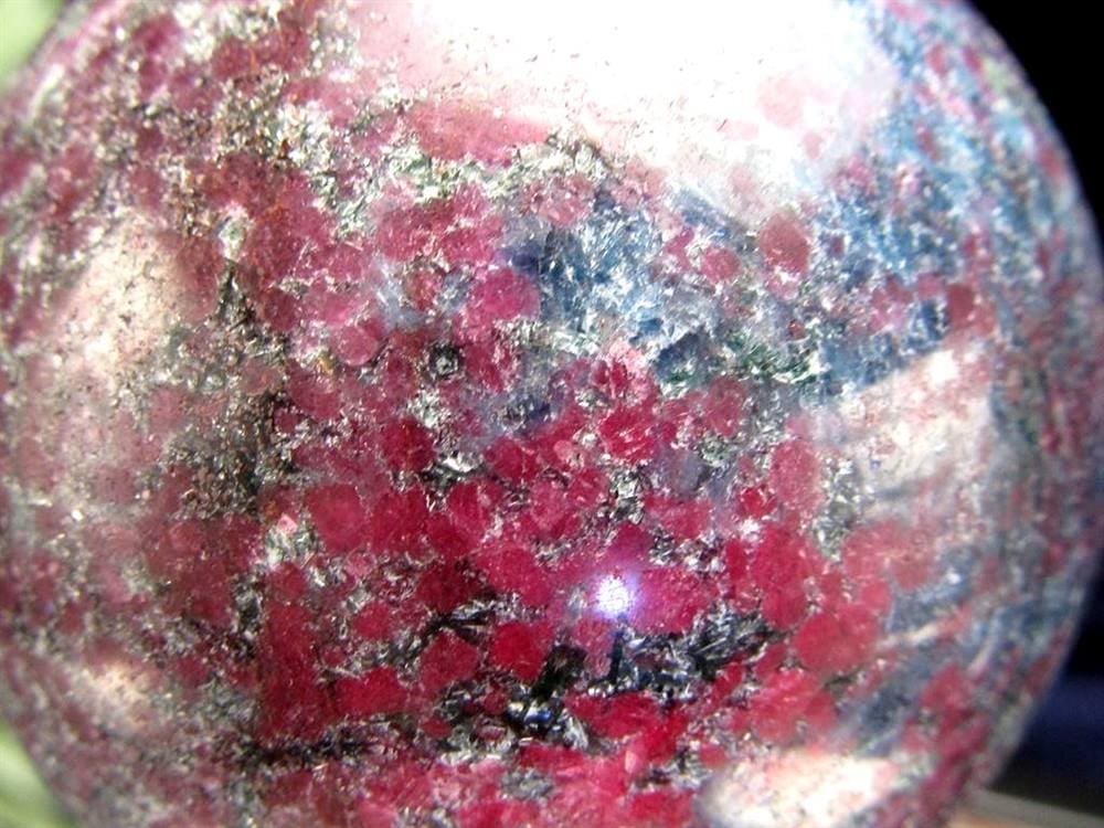 ルビーインカイヤナイト 丸玉 スフィア ルビーカイヤナイト 