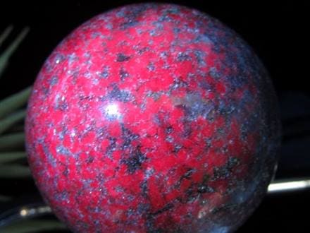 ルビーインカイヤナイト 丸玉 スフィア ルビーカイヤナイト 