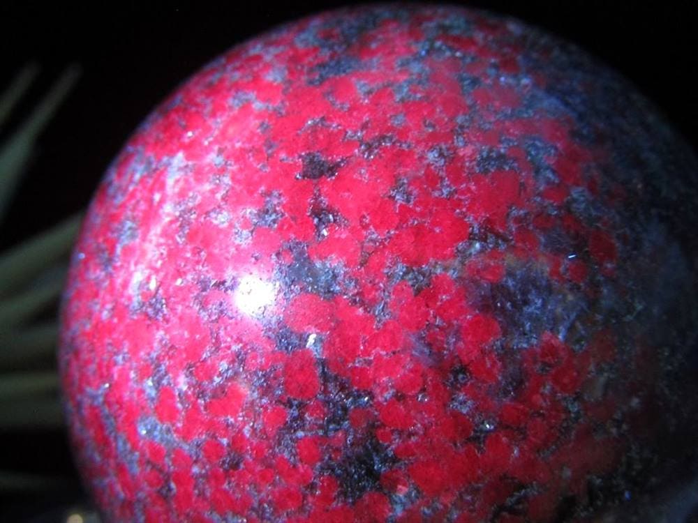 ルビーインカイヤナイト 丸玉 スフィア ルビーカイヤナイト 