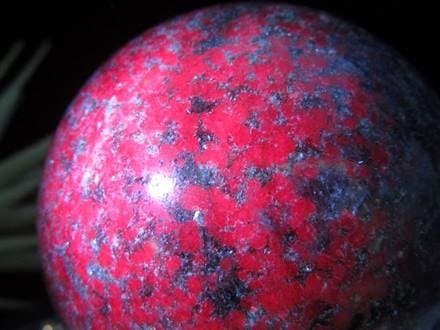 ルビーインカイヤナイト 丸玉 スフィア ルビーカイヤナイト 