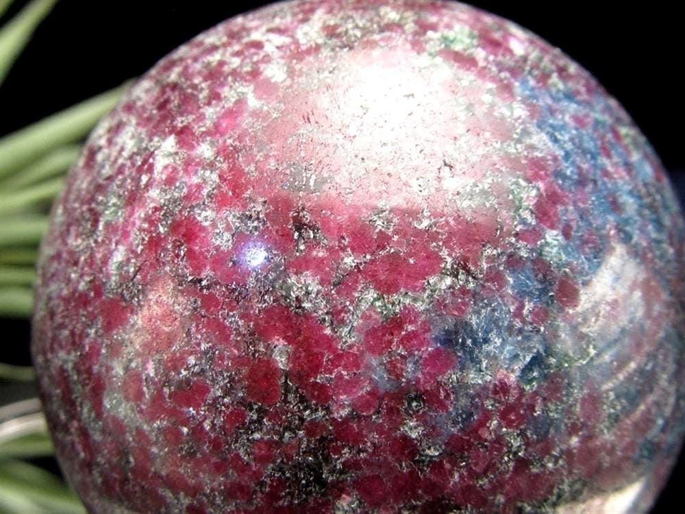 ルビーインカイヤナイト 丸玉 スフィア ルビーカイヤナイト 