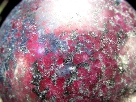 ルビーインカイヤナイト 丸玉 スフィア ルビーカイヤナイト 