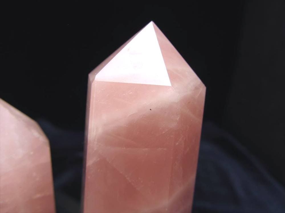 ローズクォーツ,六角柱,ポイント,恋愛運,マダガスカル産