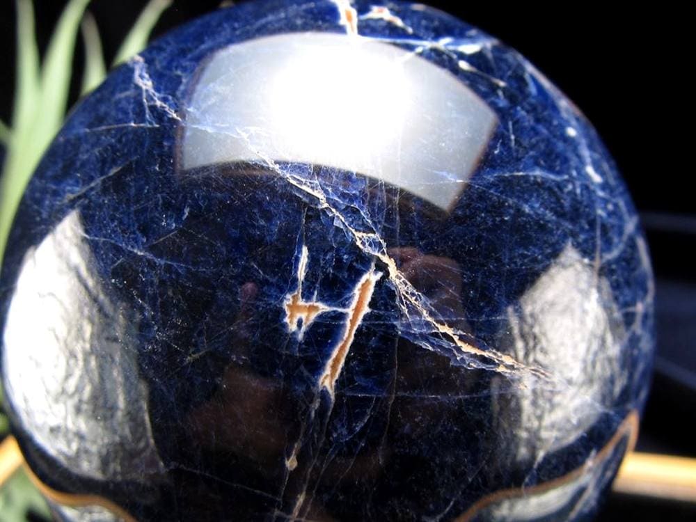 ソーダライト 方曹達石 丸玉 スフィア 置き物