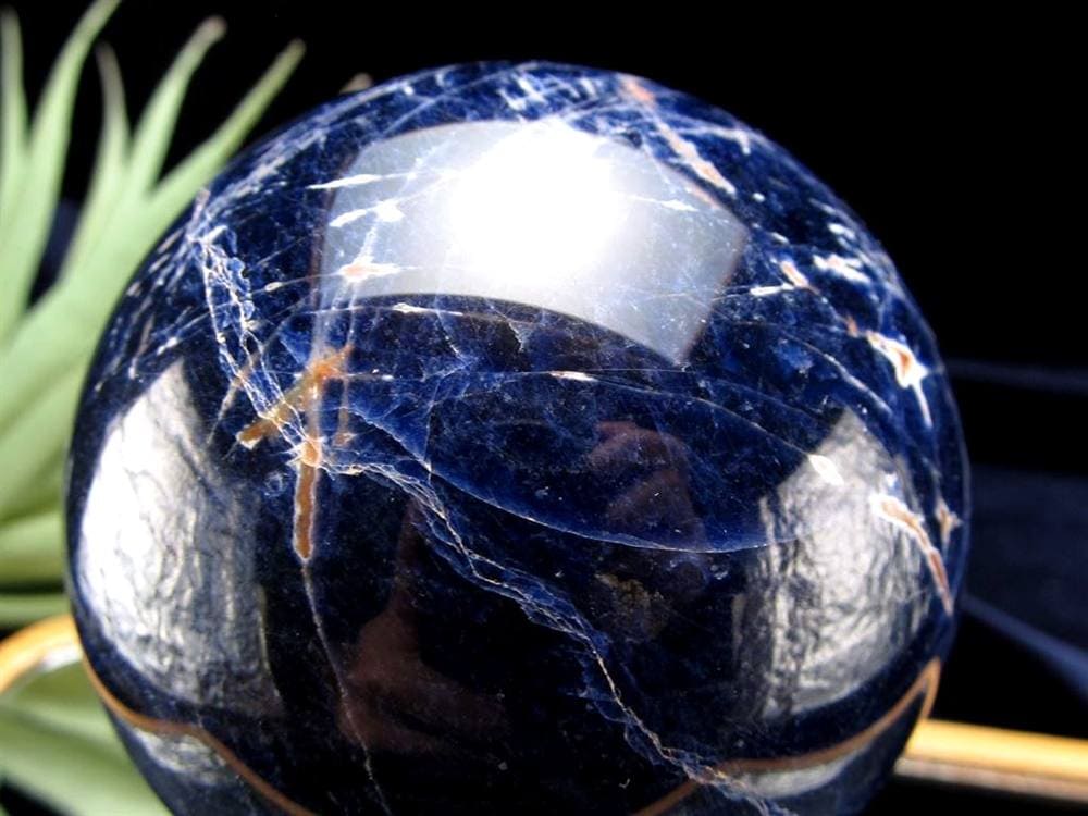 ソーダライト 方曹達石 丸玉 スフィア 置き物