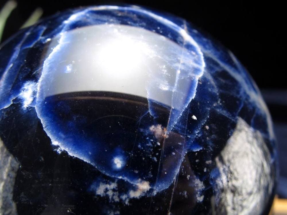 ソーダライト 方曹達石 丸玉 スフィア 置き物