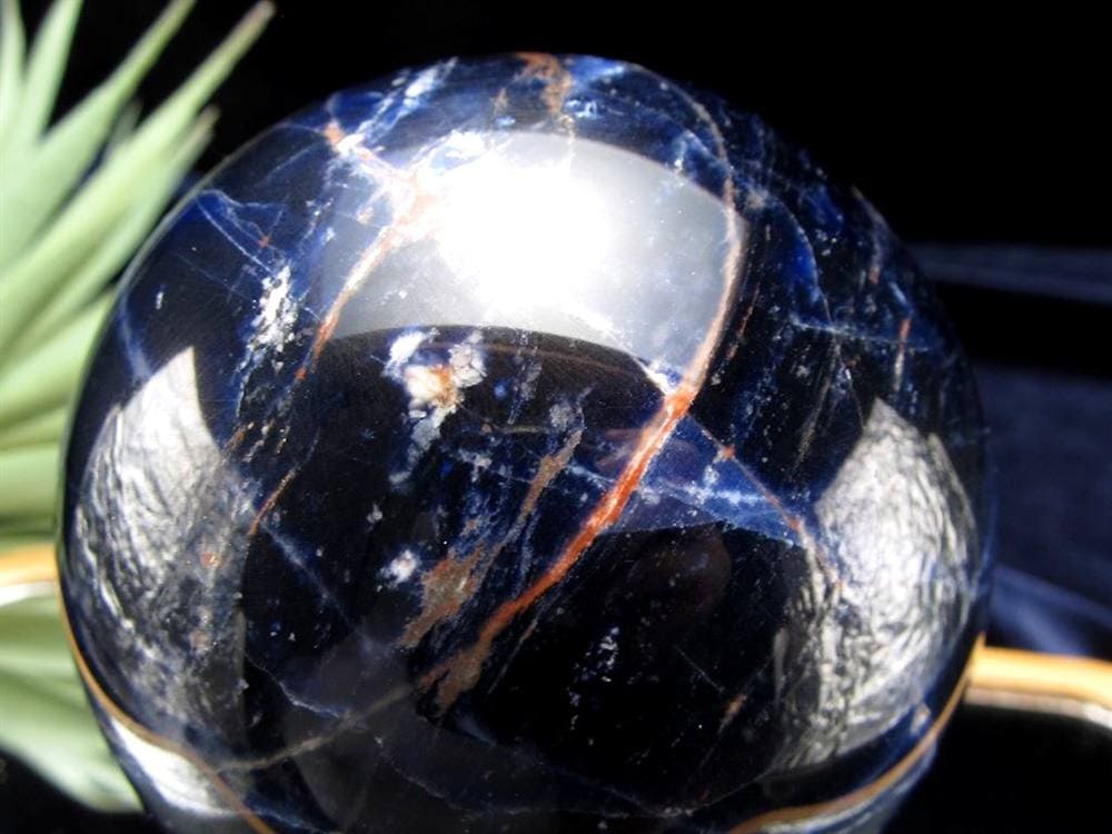 ソーダライト 方曹達石 丸玉 スフィア 置き物