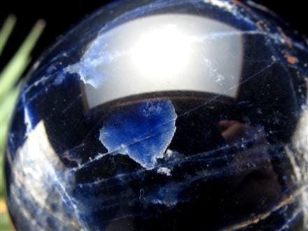 ソーダライト 方曹達石 丸玉 スフィア 置き物