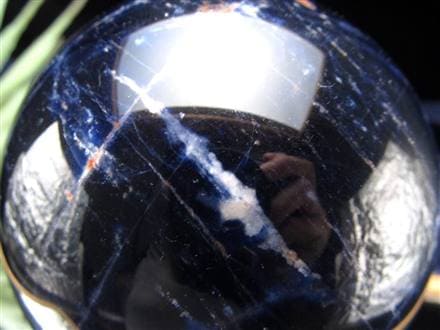 ソーダライト 方曹達石 丸玉 スフィア 置き物