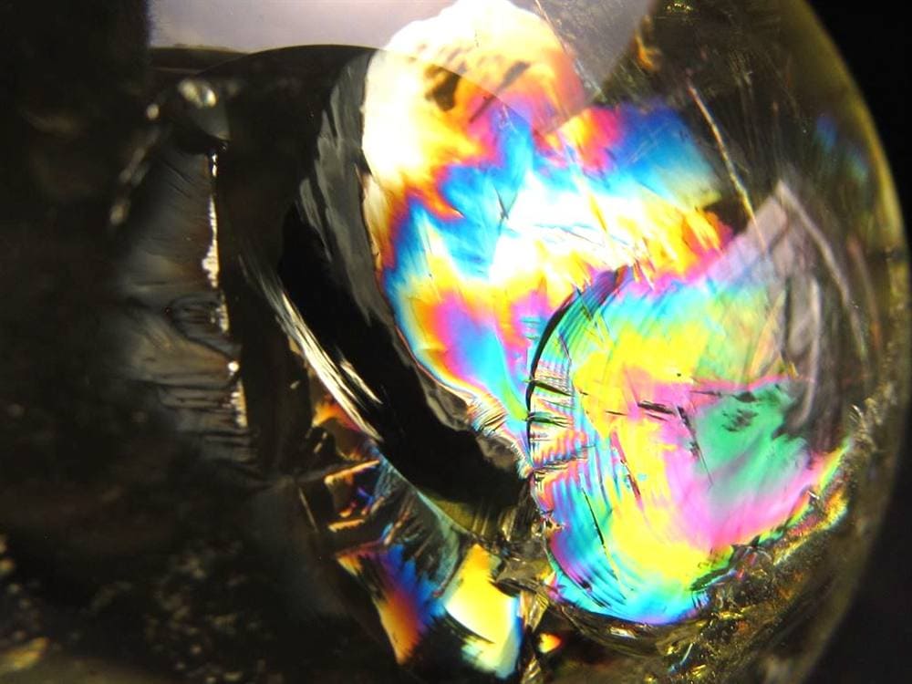 シトリン 黄水晶 丸玉 置物 金運 スフィア